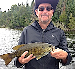 Mega Trophy Smallmouth Bass Fishing by Mike at Fireside Lodge in Canada